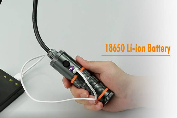B62B Double Magnetic Rechargeable 3W LED Torch