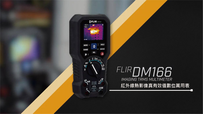 FLIR DM166紅外線熱影像儀真有效值數位萬用表三用電錶