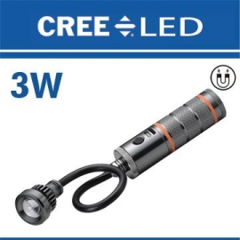 3W Aluminum Alloy LED Flashlight Torch light Work Lamp LED Work light with Magnetic Base