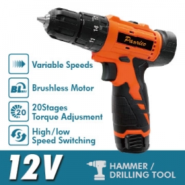 12V Lithium Brushless Hammer Drill Driver
